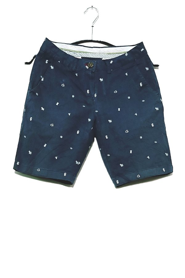 Printed Blue Shorts