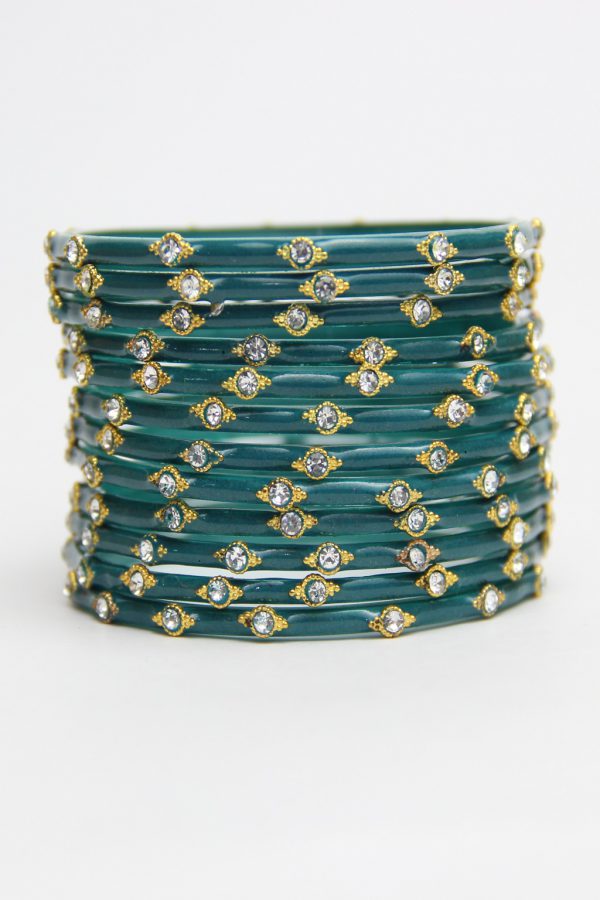 Radium Fancy Jerkin Glass Bangles-12 - Image 2