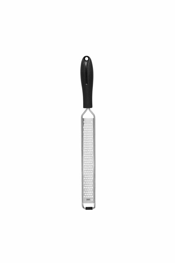 Premium Etched Ribbon Grater - Razor Sharp - Stainless Steel - Ideal for Cheese / Lemon / Ginger / Garlic / Vegetables / Fruits - Length 20.5 cm