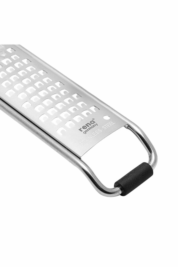 Premium Etched Ribbon Grater - Razor Sharp - Stainless Steel - Ideal for Cheese / Lemon / Ginger / Garlic / Vegetables / Fruits - Length 20.5 cm - Image 4