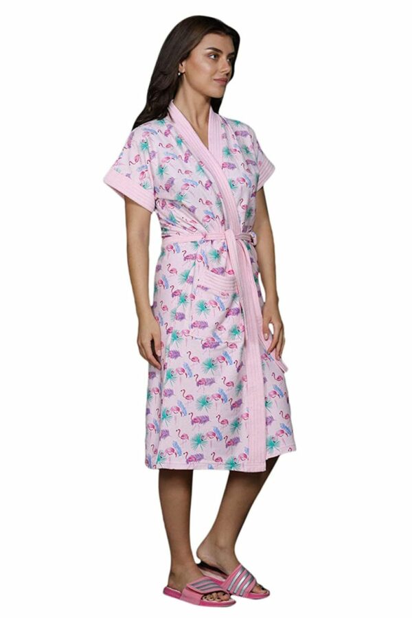Printed Bathrobe for Women - Bathrobe Towel - Bath Gown - Image 3