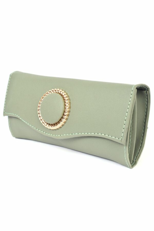 Beautiful Turquoise Hand Clutch for Women - Image 2