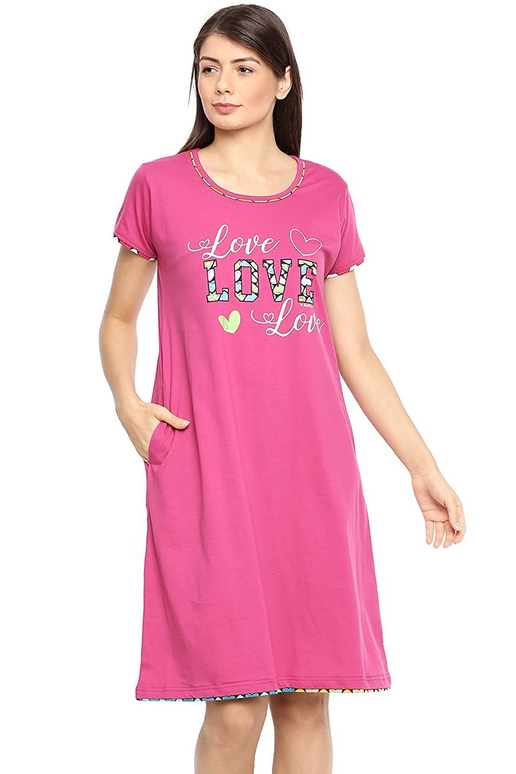 Cotton Printed Night Gown for Women Cotton Housecoat Nighty Set Of 3 |  Udaan - B2B Buying for Retailers