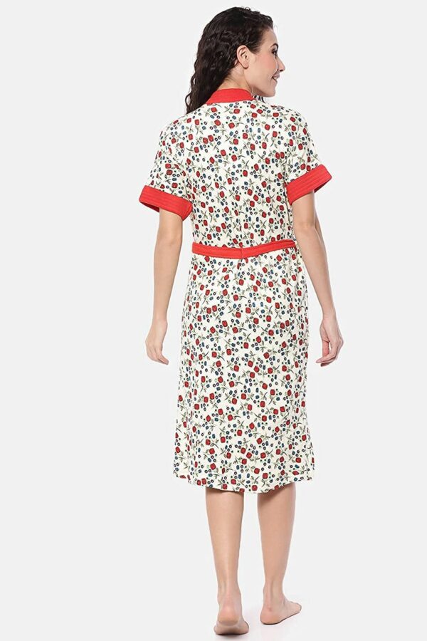 Printed Bathrobe for Women - Bathrobe Towel - Bath Gown - Image 3