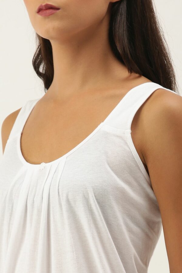 Long Cotton Camisole For Women - Camisole Nighty for Women - Nighty Slip