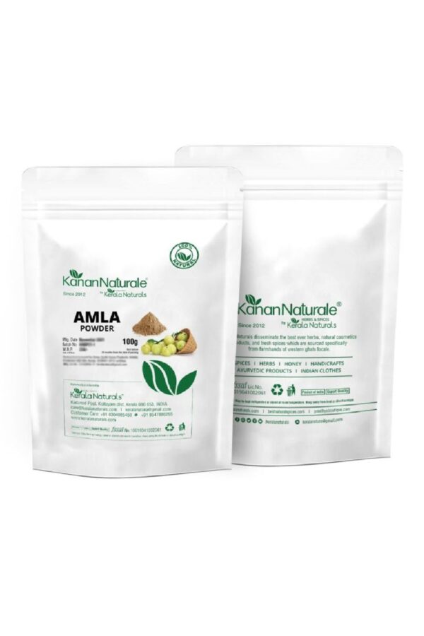 Kerala Naturals Amla Powder - Indian Gooseberry Powder -  100 gms - Image 2