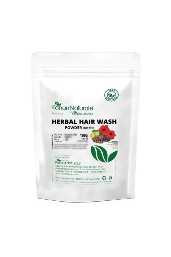 Kerala Naturals Ayur Thali - Herbal Hair Wash Powder - 100 gms