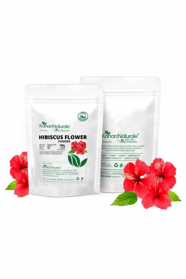 Kerala Naturals Hibiscus Flower Powder - 100 gms - Image 3