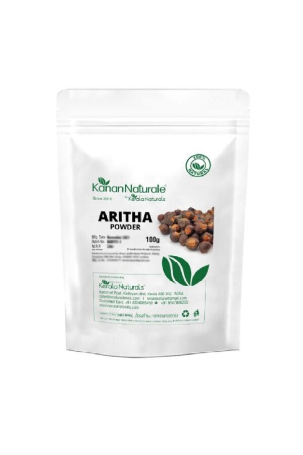 Kerala Naturals Soap Nut Powder - Aritha Powder - 100 gms