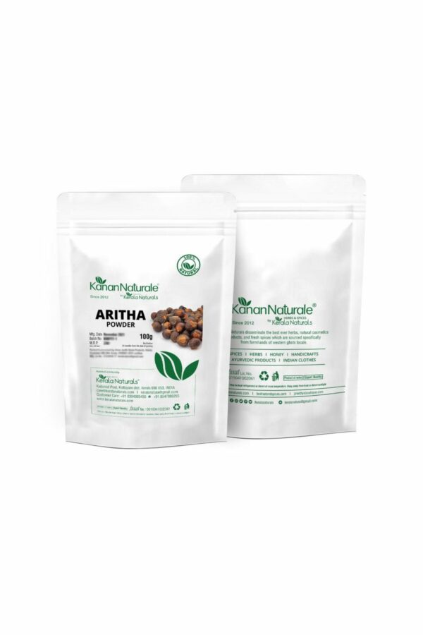 Kerala Naturals Soap Nut Powder - Aritha Powder - 100 gms - Image 2