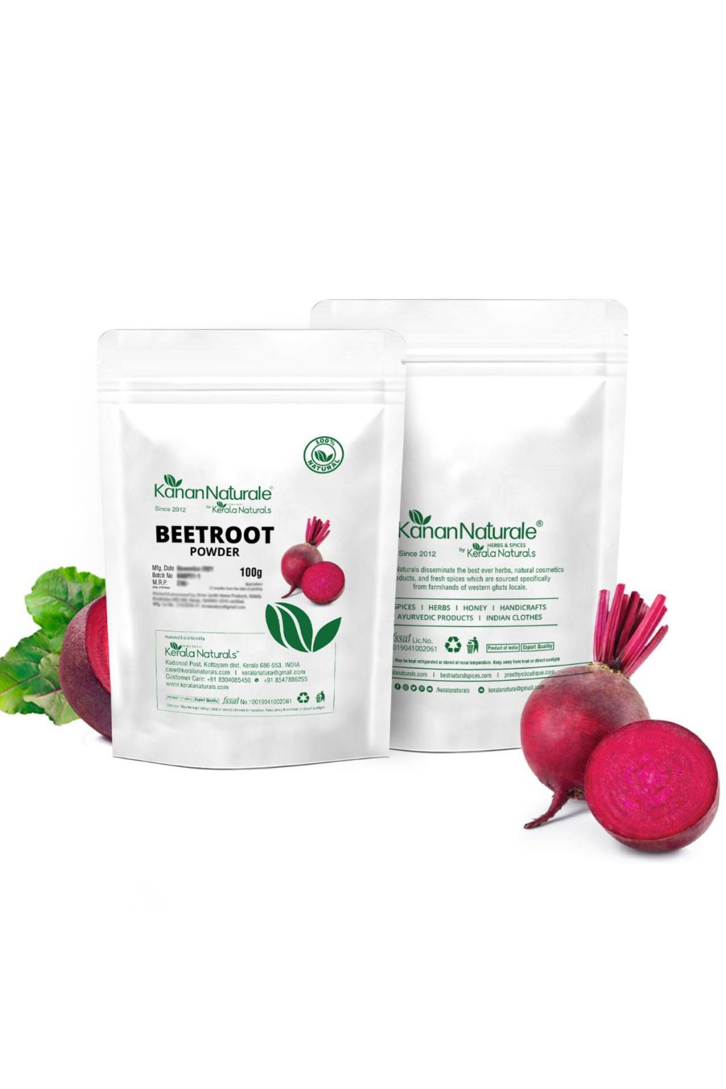 245 - Kerala Naturals Beetroot Powder - 100 gms