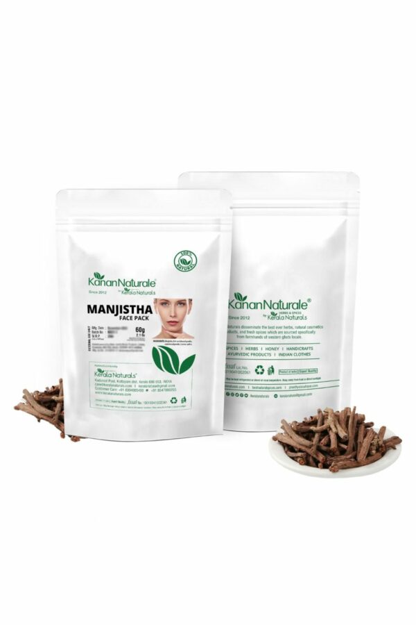 Kerala Naturals Manjistha Face Pack 60gms - Image 3