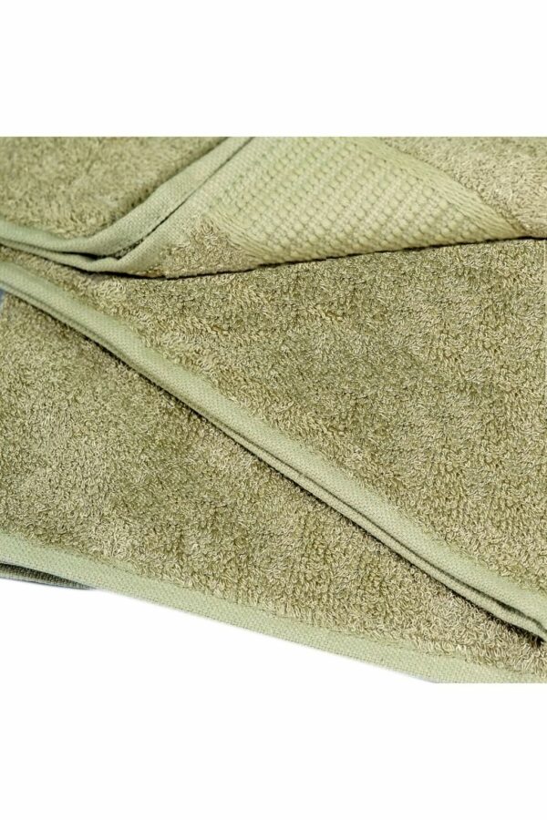 Mynte Beige Bath Towel Antibacterial, Supersoft & Superabsorbent Premium Bamboo (550 GSM) Set Of 1 - Image 3