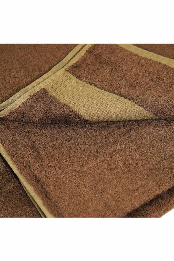 Mynte Brown Bath Towel Antibacterial, Supersoft & Superabsorbent Premium Bamboo (550 GSM) Set Of 1 - Image 3