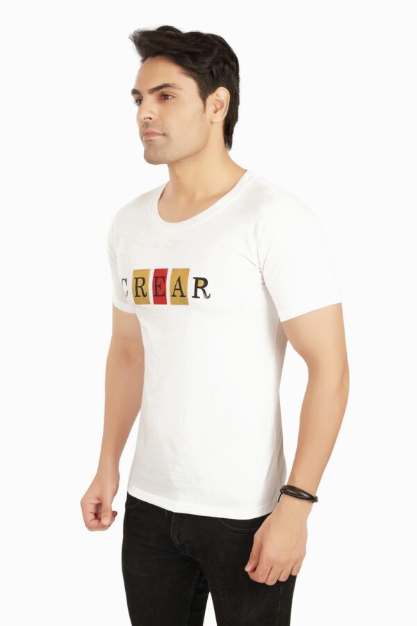 Men's Regular Fit T-Shirt White - Image 2