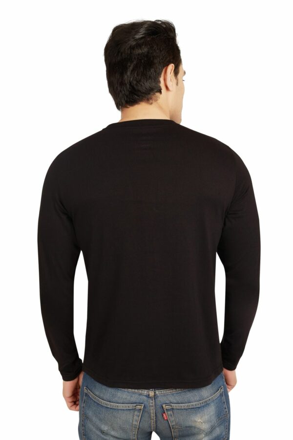 YOUTH Cotton T-Shirt for Men Black - Image 4