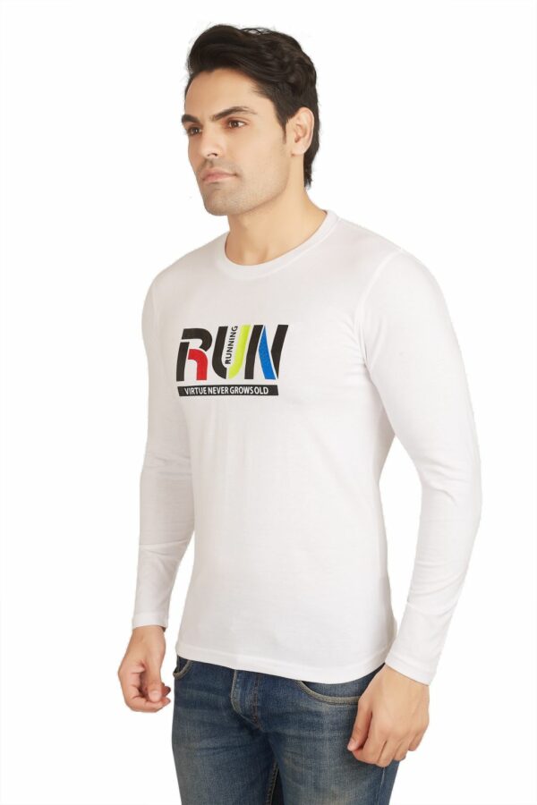 Men's White T-Shirt - Image 2