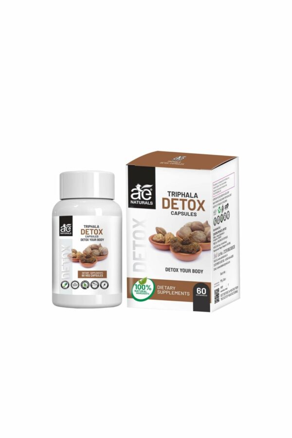 AE Naturals Thripala Body Cleanser And Detoxifier Capsules 60 Caps