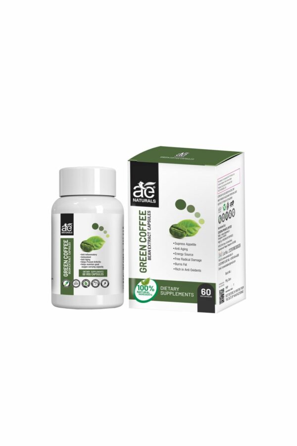 AE Naturals Green Coffee Bean Extract Capsules 60 Caps