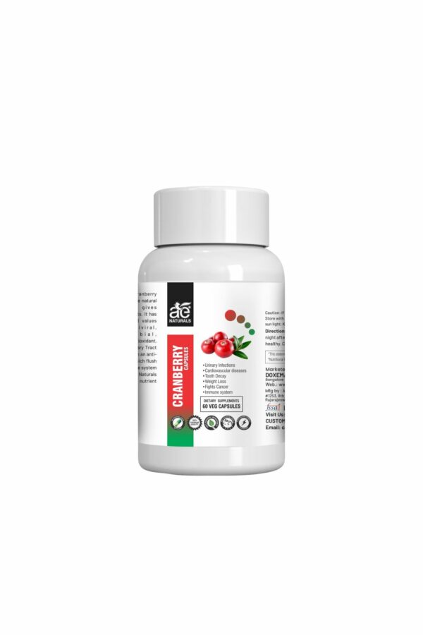 AE Naturals Cranberry Extract Capsules 60 Caps