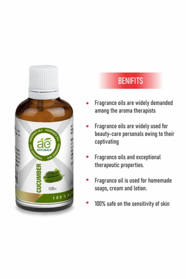 AE Naturals Cucumber Fragrance Oil 100ml - Image 2