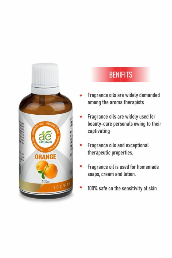 AE Naturals Orange Fragrance Oil 100ml - Image 2