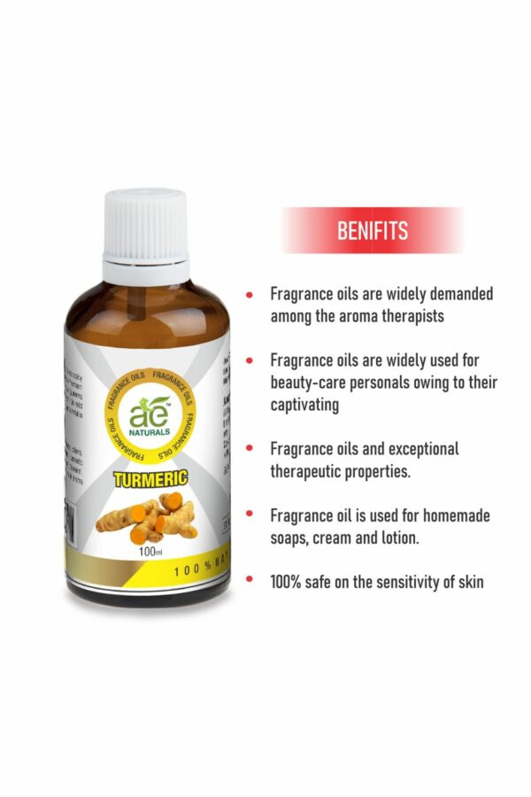 AE Naturals Turmeric Fragrance Oil 100ml - Image 2