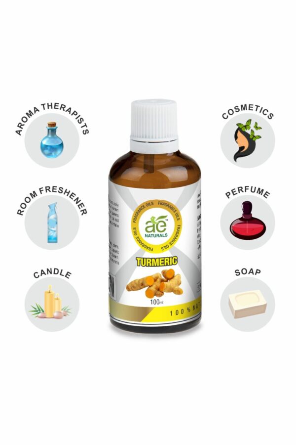 AE Naturals Turmeric Fragrance Oil 100ml - Image 3