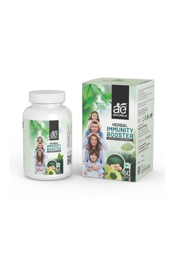 AE Naturals Herbal Immunity Booster With Multi Vitamins And Minerals 60 Caps