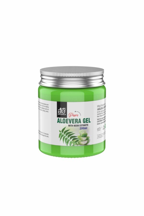 AE Naturals Pure Aloevera Gel With Neem Extracts 200ml