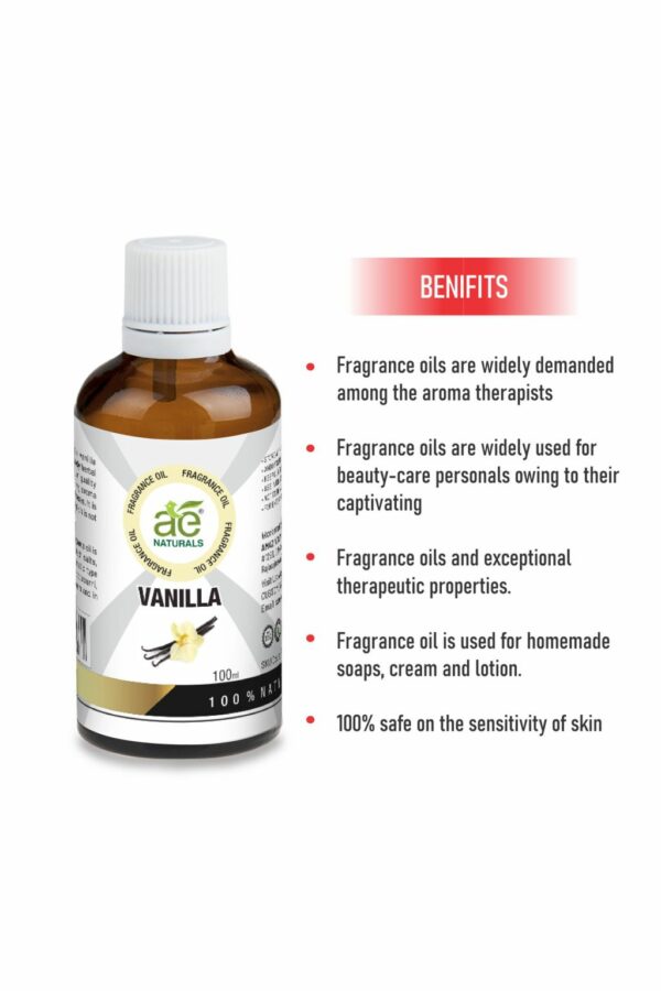 AE Naturals vanilla Fragrance oil 100ml - Image 3