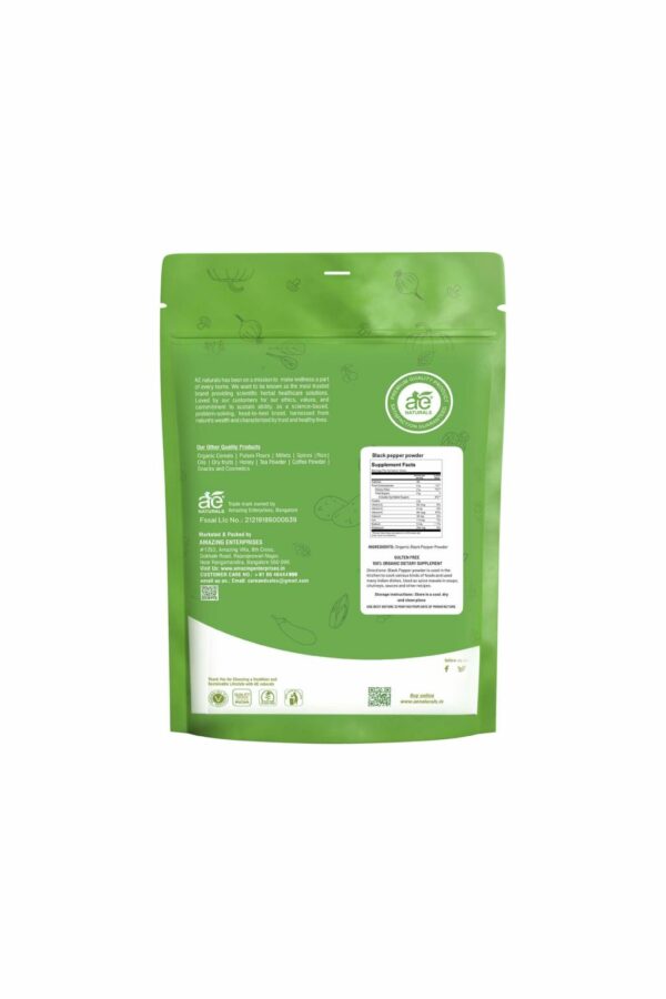 AE Naturals Black pepper Powder 100g - Image 2