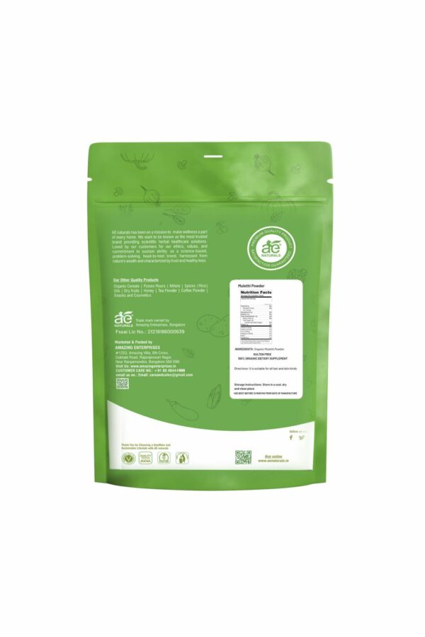 AE Naturals Mulethi Powder 250g - Image 2