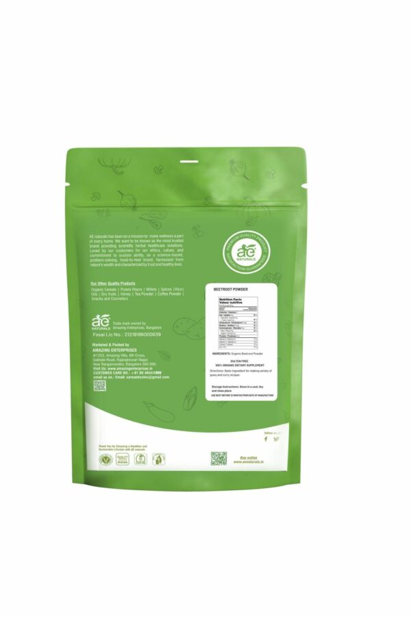 AE Naturals Beet Root Powder 250g - Image 2