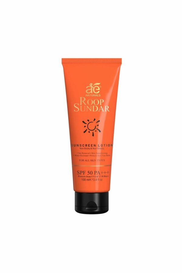 AE Naturals Roop Sundar Sunscreen Lotion SPF 50 100ml